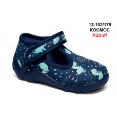 16 Евро! Детски Анатомични ДИШАЩИ BareFoot Обувки / Пантофки RENBUT 13-102/178 (Динозаври).  с Лепка и Кожени стелки. за Момчета